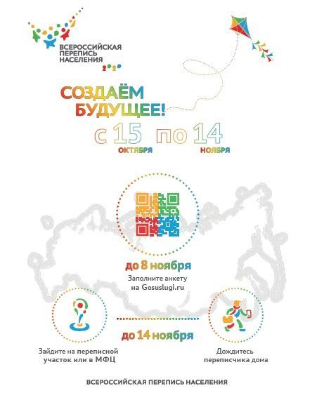 Всероссийская перепись населения пройдет с 15 октября по 14 ноября 2021 года