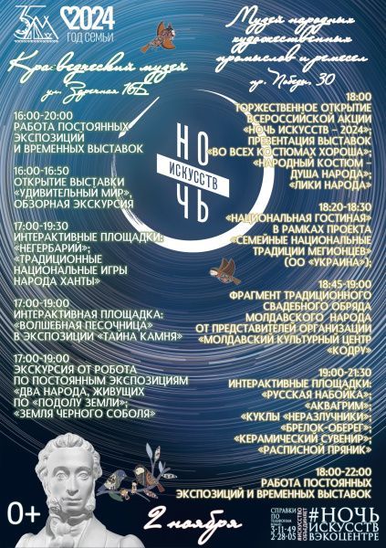 Всероссийская акция «Ночь искусств» (от 23.10.2024)