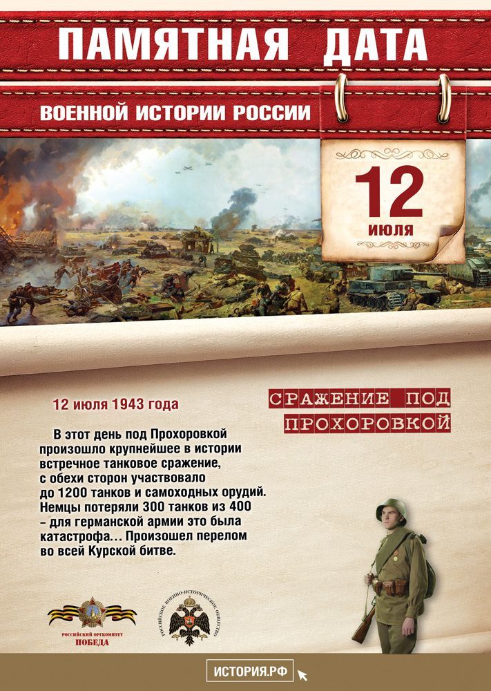 Сражение под Прохоровкой (от 12.07)
