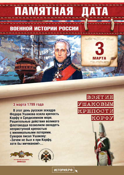 Взятие Ушаковым крепости Корфу