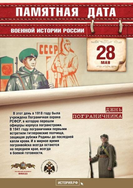 День пограничника (от 28.05.2023)