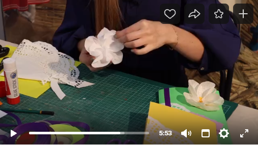 Онлайн мастер-класс "Открытка ко дню пожилого человека"