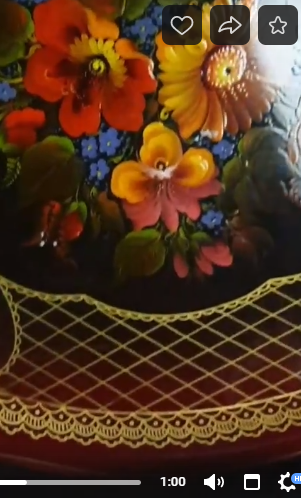 Промысел Тагильского подноса