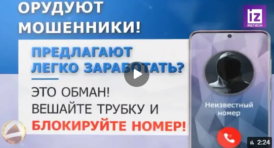 Схемы мошенничества: Как не стать жертвой обмана? (от 23.12.2024)