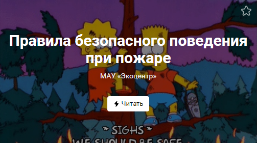 Правила безопасного поведения при пожаре (от 09.11.2021)